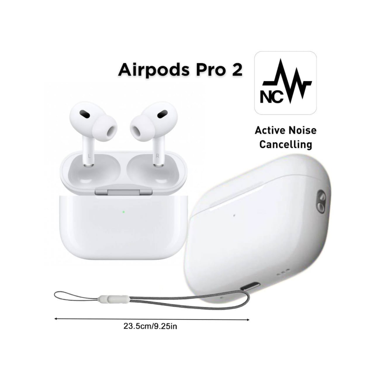 AirPods Pro 2 anc Wireless Earbuds Bluetooth 5.0 with Charging Case