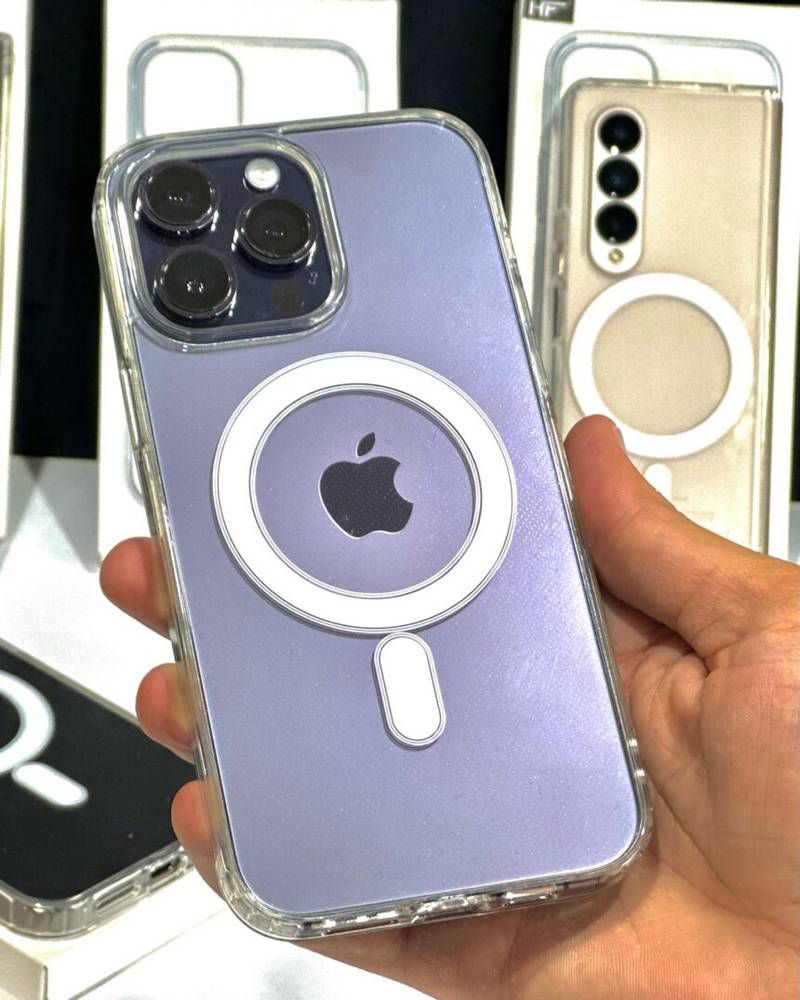 Magsafe Crystal Clear Case for iPhone Models | Premium Quality | Precise Cutouts | Strong Magnetic Shield | Anti-Pale Acrylic Back