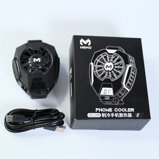 MEMO Phone Radiator Phone Cooling Fan Case Cold Wind Handle Fan ...