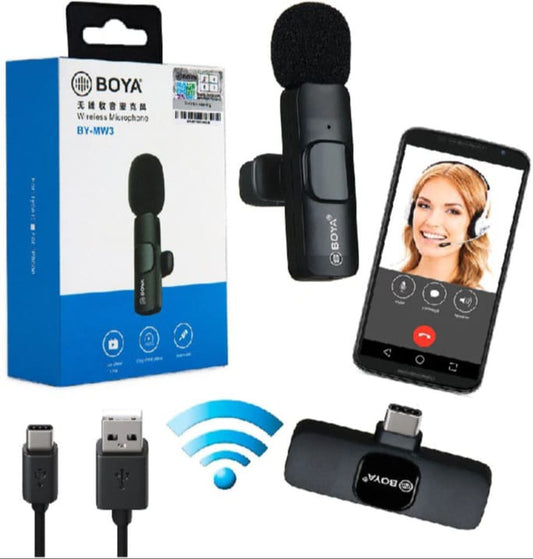 boya BY-MW3 Advance Single Wireless Microphone Copy