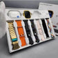 I20 Ultra Smart Watch With Earbuds And 7 Straps