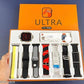 ULTRA 7iN1 Straps 2.1 Inch HD Screen With 7 Different Straps Bluetooth Calling Smart Watch