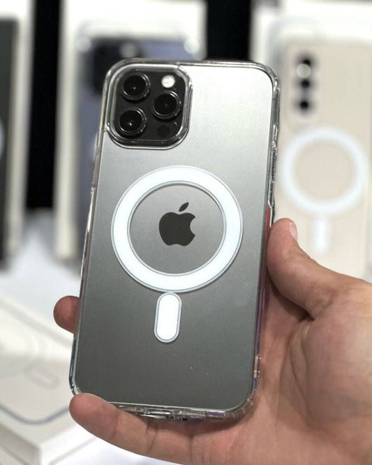 Magsafe Crystal Clear Case for iPhone Models | Premium Quality | Precise Cutouts | Strong Magnetic Shield | Anti-Pale Acrylic Back