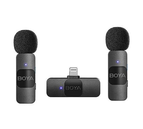 BOYA BY-V2 dual person wireless microphone system