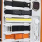ULTRA 7iN1 Straps 2.1 Inch HD Screen With 7 Different Straps Bluetooth Calling Smart Watch