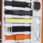 ULTRA 7iN1 Straps 2.1 Inch HD Screen With 7 Different Straps Bluetooth Calling Smart Watch